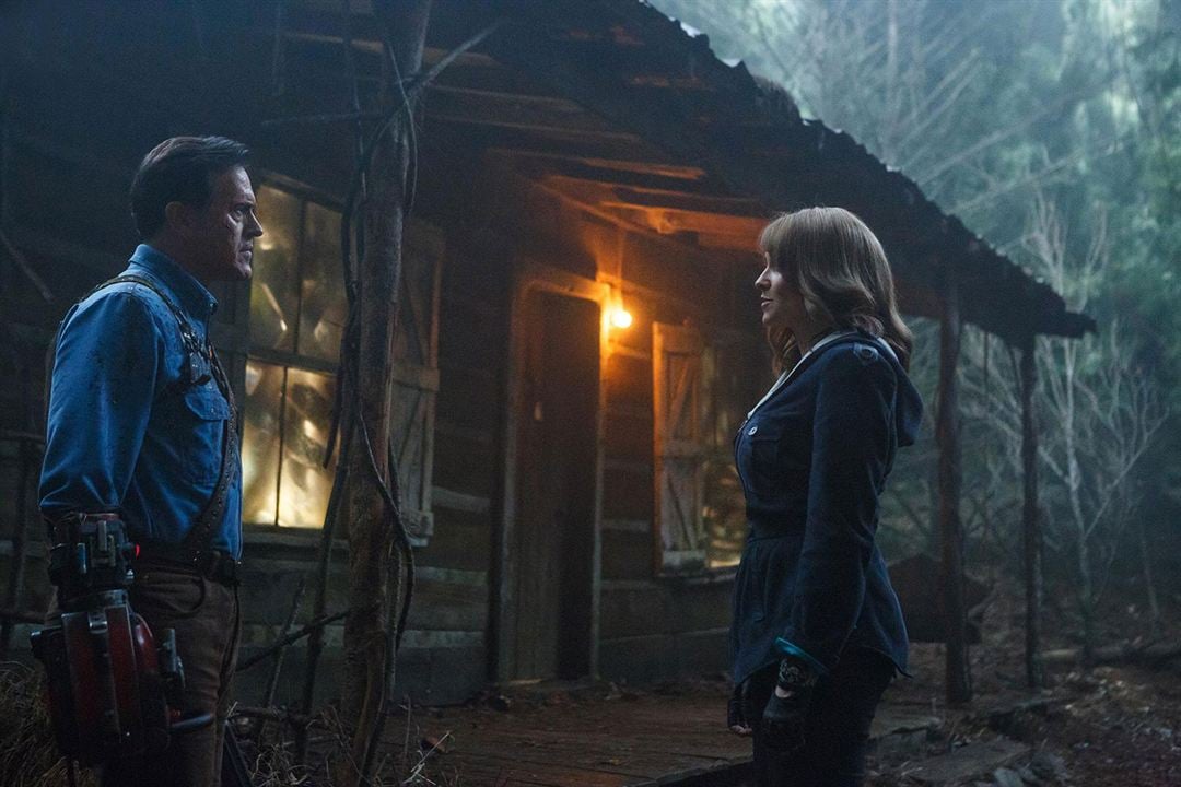 Ash vs Evil Dead : Photo Lucy Lawless, Bruce Campbell