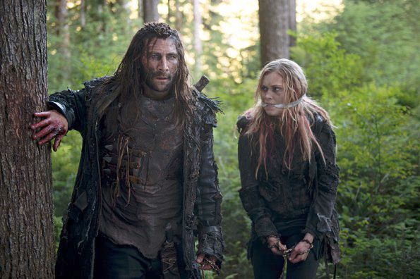 Les 100 : Photo Eliza Taylor, Zach McGowan