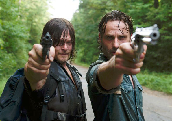 The Walking Dead : Photo Andrew Lincoln, Norman Reedus