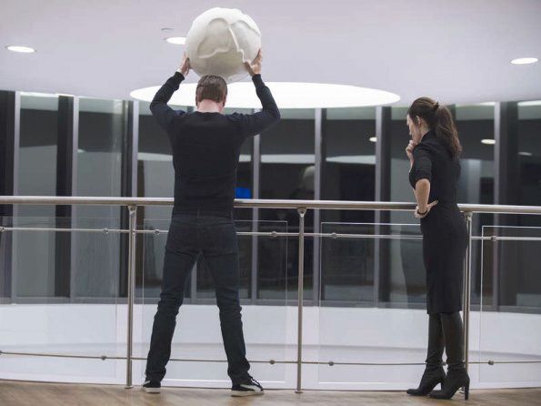 Billions : Photo Damian Lewis, Maggie Siff