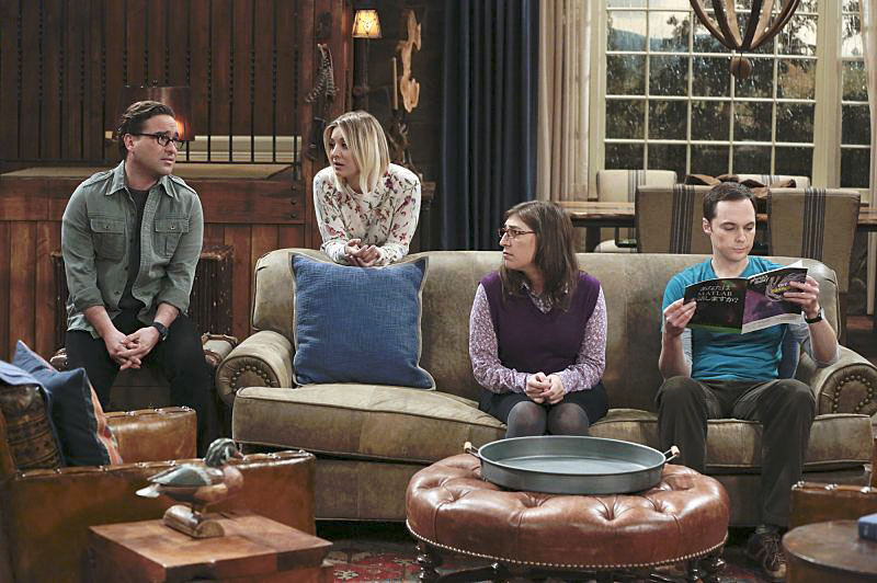 The Big Bang Theory : Photo Mayim Bialik, Kaley Cuoco, Jim Parsons, Johnny Galecki