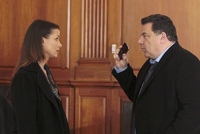 Blue Bloods : Photo Bridget Moynahan, Steve Schirripa