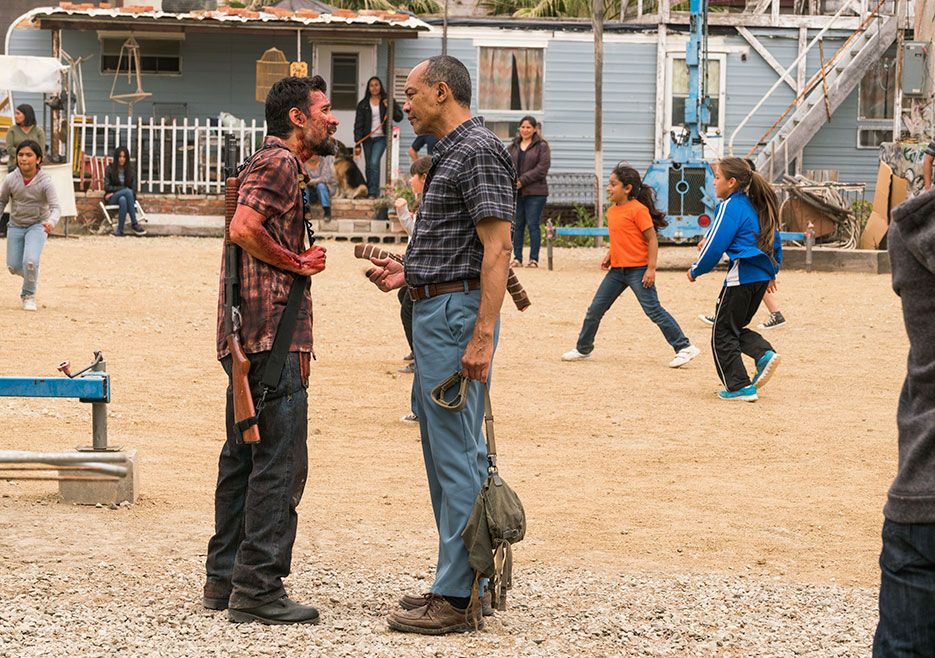 Fear The Walking Dead : Photo Alfonso Herrera, Paul Calderon