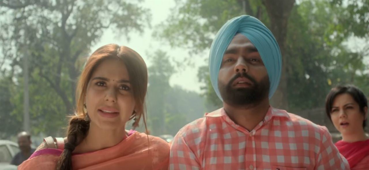 Photo Sonam Bajwa, Ammy Virk