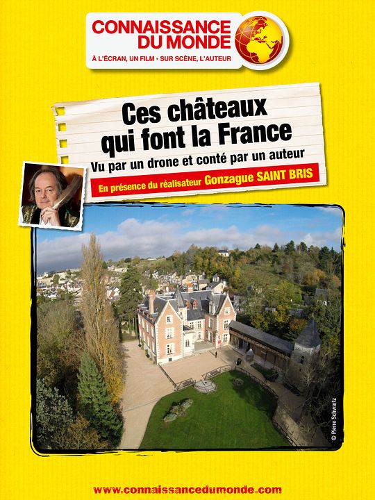 Ces châteaux qui font la France, Vu par un drone et conté par un auteur : Affiche