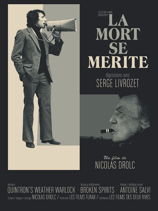 La Mort se mérite, digressions avec Serge Livrozet : Affiche
