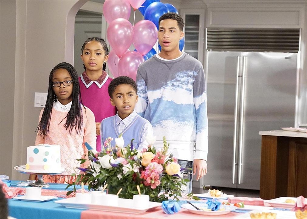 Black-ish : Photo Yara Shahidi, Miles Brown, Marsai Martin, Marcus Scribner