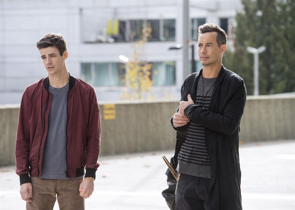 Flash (2014) : Photo Grant Gustin, Tom Cavanagh