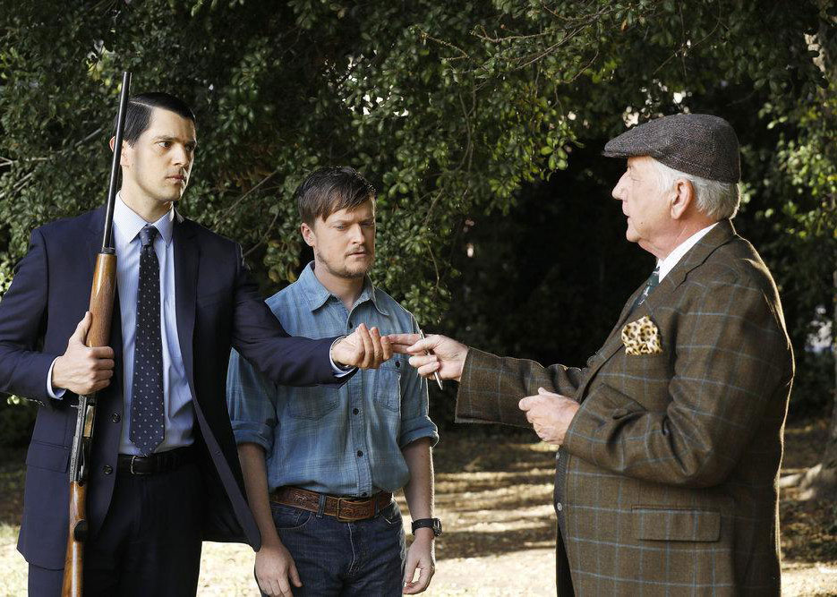 Trial & Error : Photo Bob Gunton, Steven Boyer, Nicholas D'Agosto