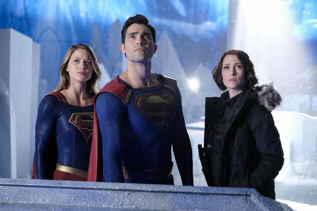 Supergirl : Photo Chyler Leigh, Tyler Hoechlin, Melissa Benoist