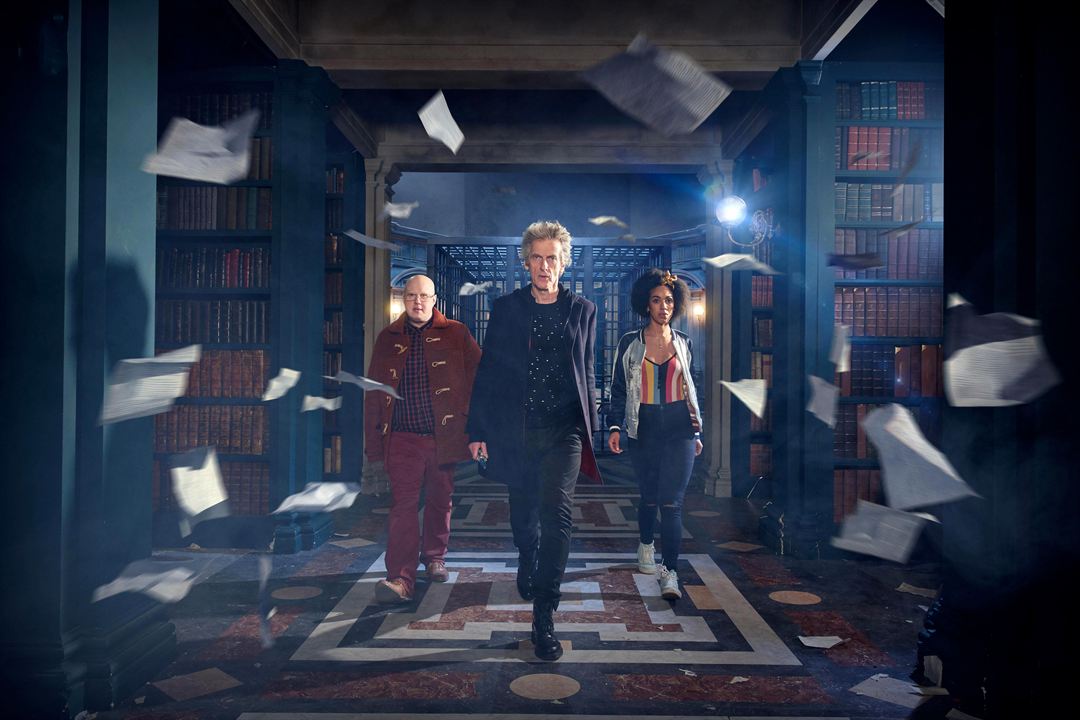 Doctor Who (2005) : Photo Matt Lucas, Pearl Mackie, Peter Capaldi