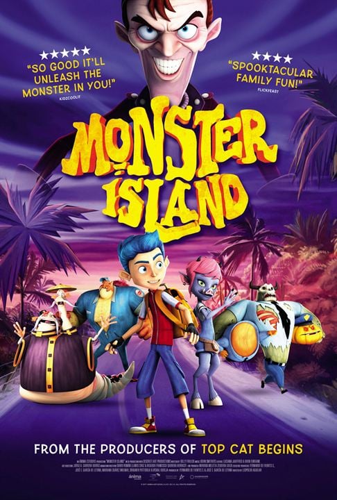 L'île des monstres : Affiche