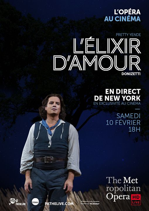 L'Élixir d'amour (Met-Pathé Live) : Affiche