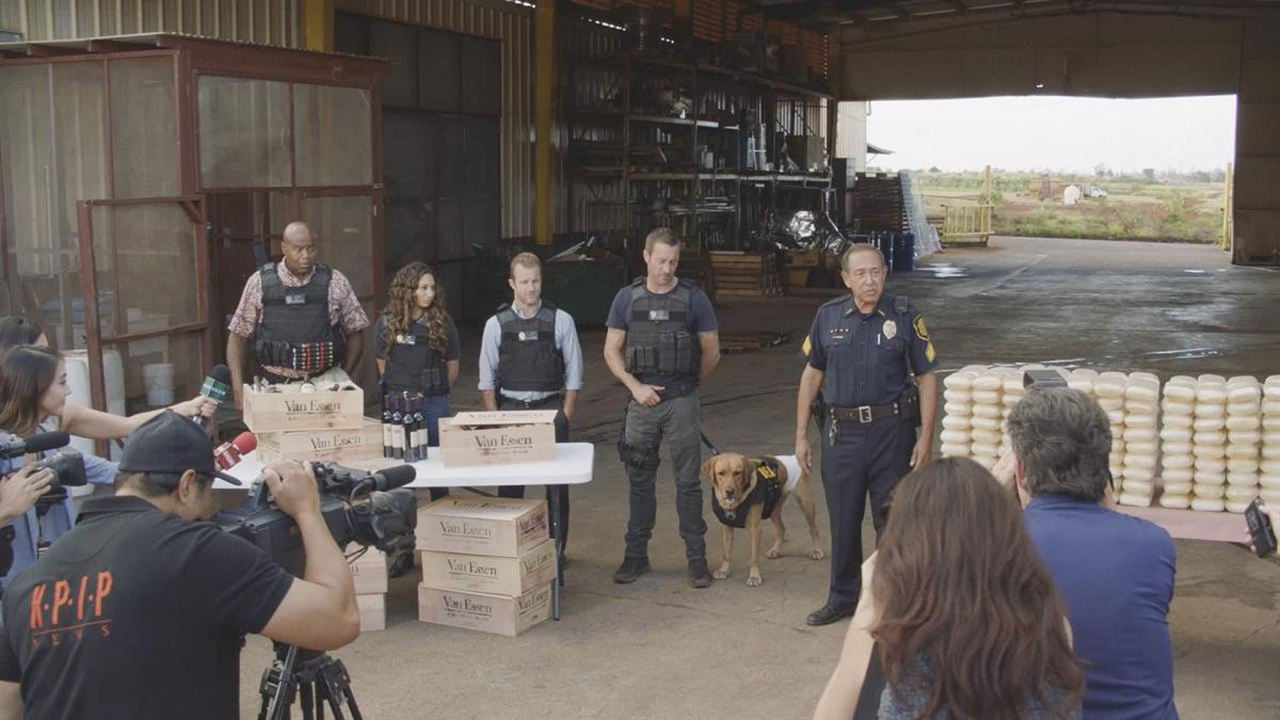 Hawaii Five-0 (2010) : Photo Meaghan Rath, Dennis Chun, Alex O'Loughlin, Chi McBride