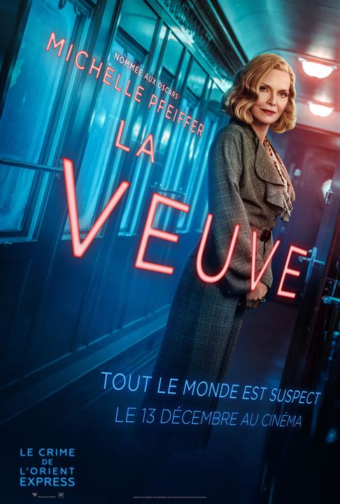 Le Crime de l'Orient-Express : Affiche Michelle Pfeiffer