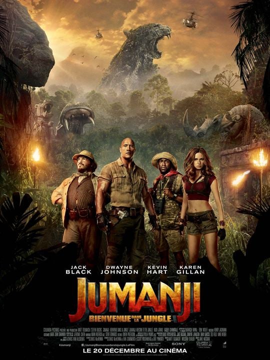 Jumanji : Bienvenue dans la jungle : Affiche