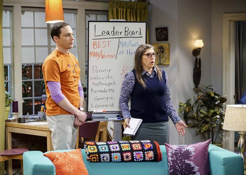 The Big Bang Theory : Affiche Mayim Bialik, Jim Parsons