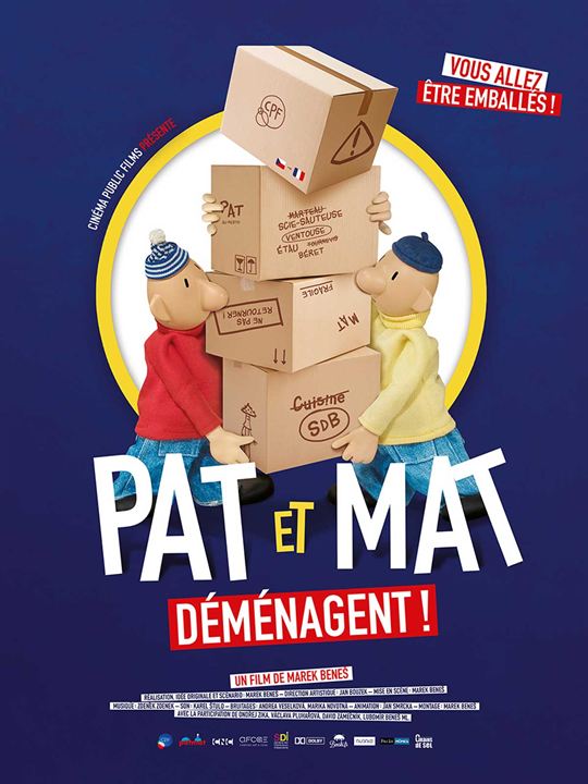 Pat et Mat déménagent ! : Affiche