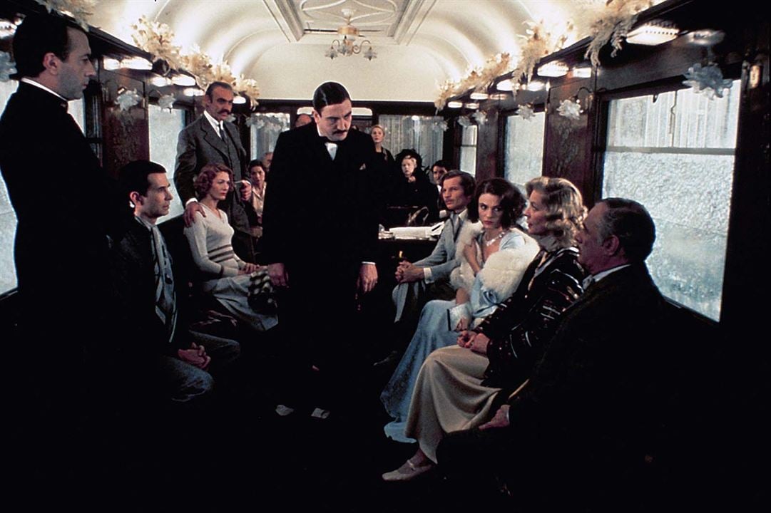 Le Crime de l'Orient-Express : Photo Ingrid Bergman, Sean Connery, Jacqueline Bisset, Albert Finney, Lauren Bacall