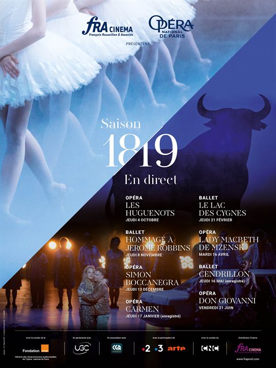 Cendrillon (Opéra de Paris-FRA Cinéma - Ballet) : Affiche
