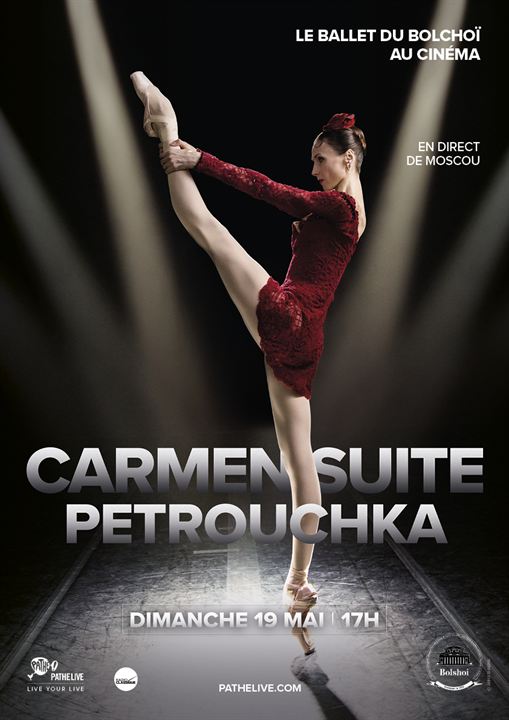 Carmen suite / Petrouchka (Bolchoï - Pathé Live) : Affiche