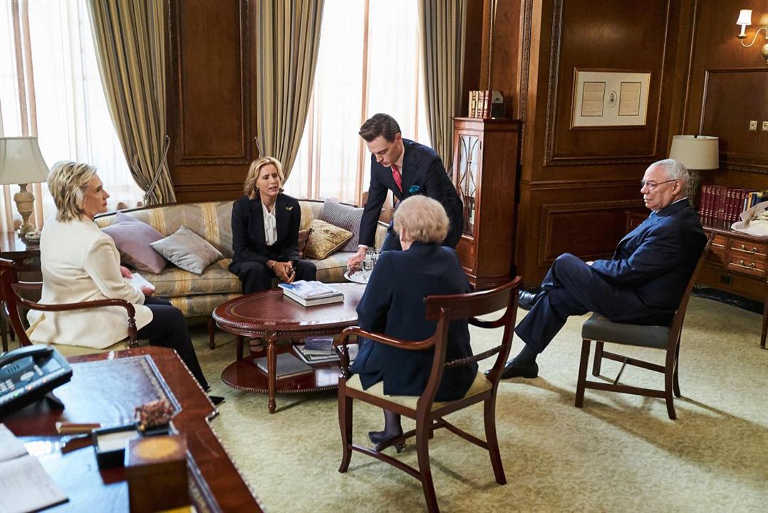 Photo Colin Powell, Erich Bergen, Hillary Clinton, Tea Leoni