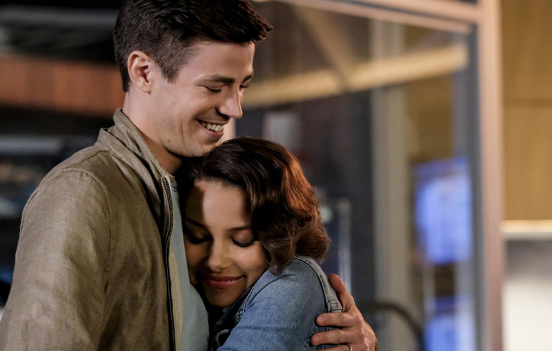 Flash (2014) : Affiche Grant Gustin, Jessica Parker Kennedy