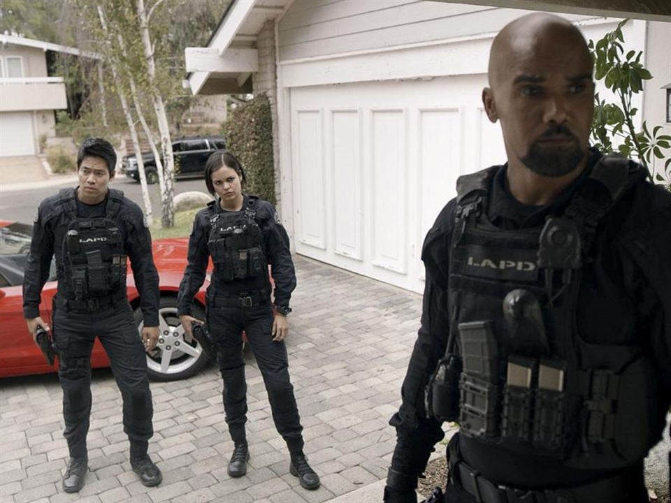 S.W.A.T. (2017) : Photo Lina Esco, Shemar Moore, David Lim