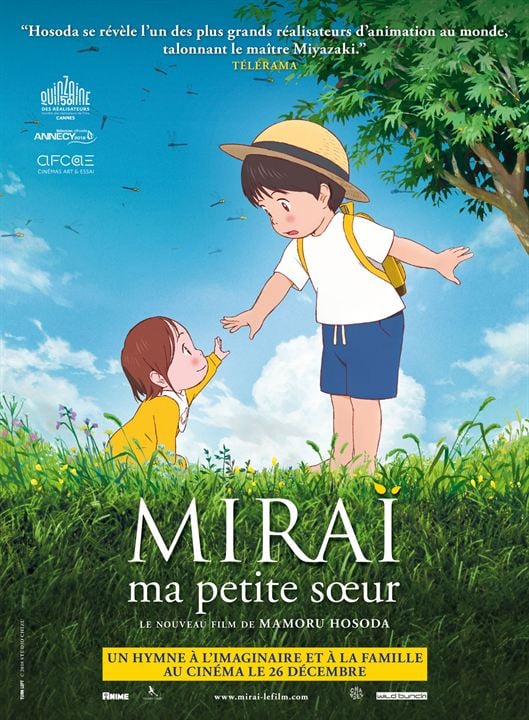 Miraï, ma petite soeur : Affiche