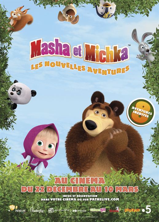 Masha et Michka - Les Nouvelles aventures : Affiche