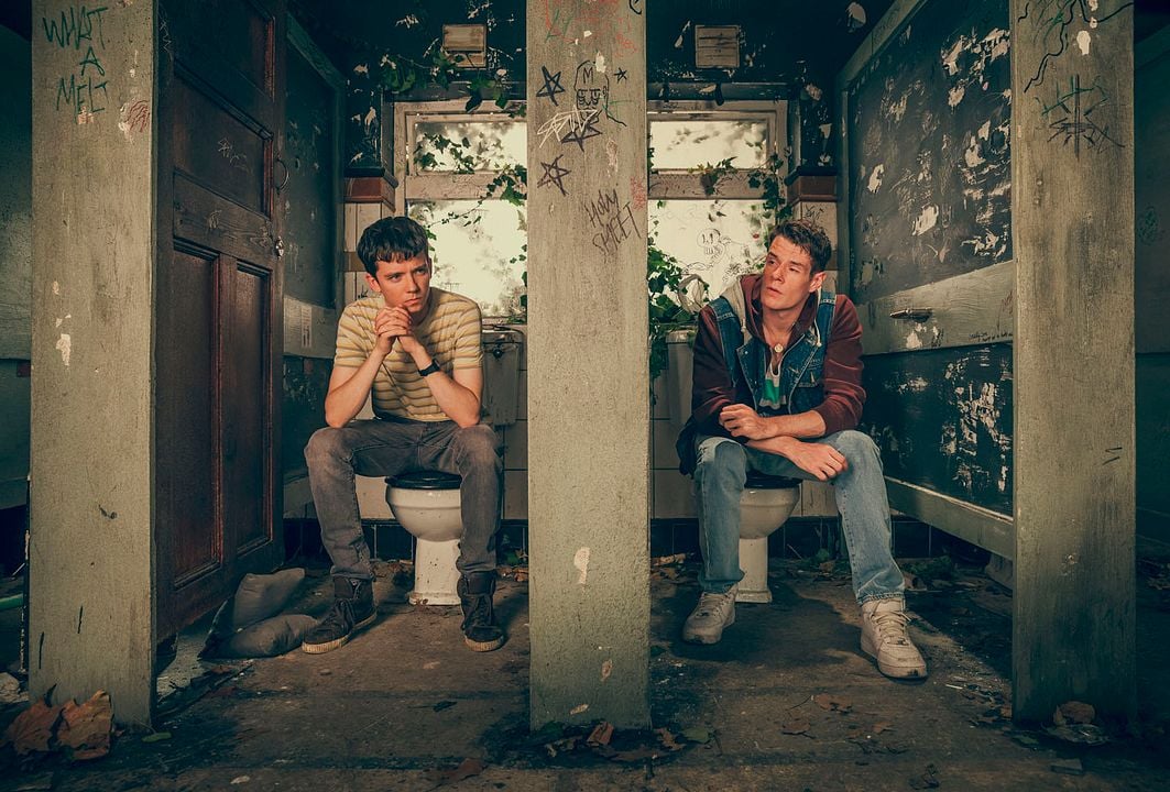 Sex Education : Photo Connor Swindells, Asa Butterfield