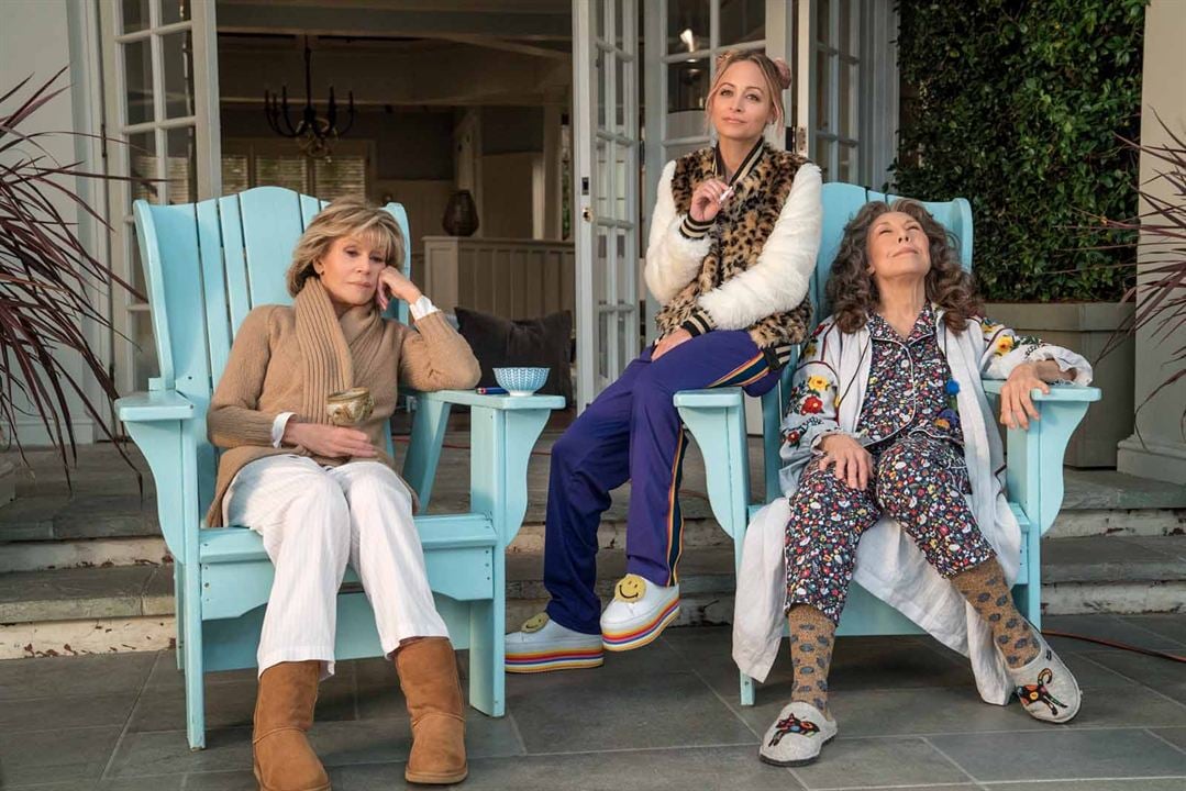 Grace et Frankie : Photo Nicole Richie, Jane Fonda, Lily Tomlin
