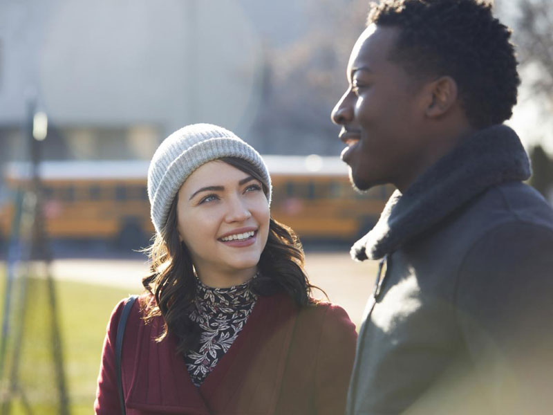 God Friended Me : Photo Brandon Micheal Hall, Violett Beane