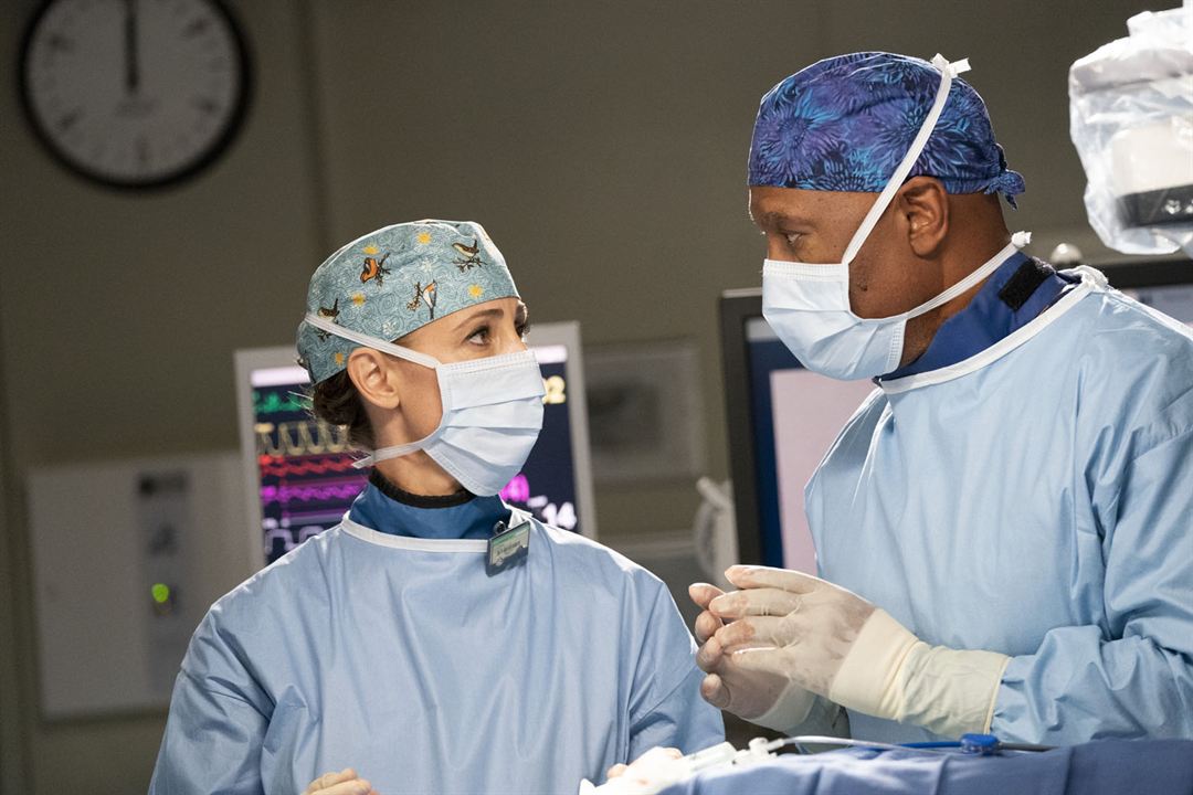 Grey's Anatomy : Photo James Pickens Jr., Kim Raver