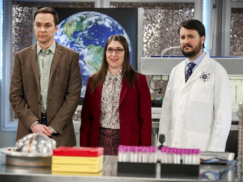 The Big Bang Theory : Photo Wil Wheaton, Jim Parsons, Mayim Bialik