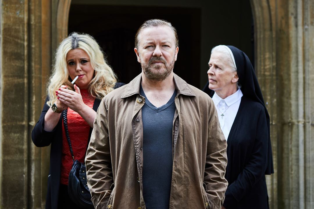 Photo Ricky Gervais, Roisin Conaty