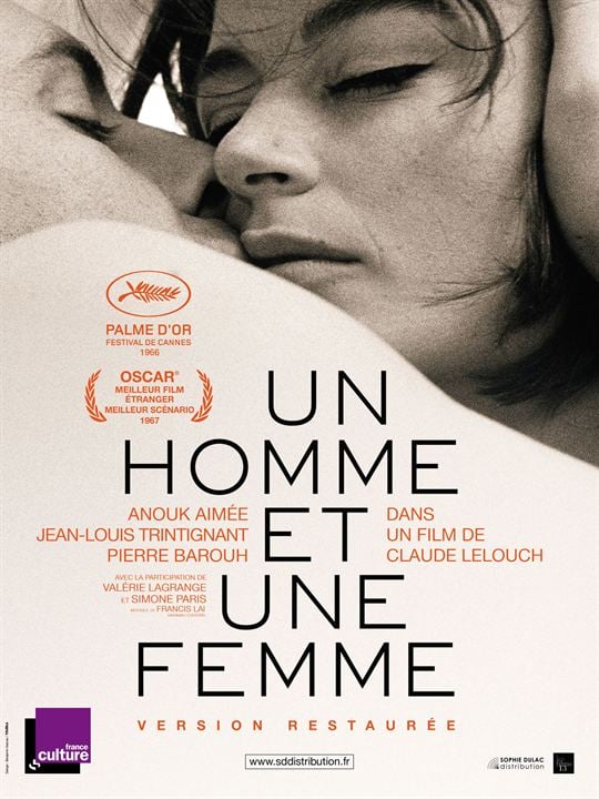 Un homme et une femme : Affiche