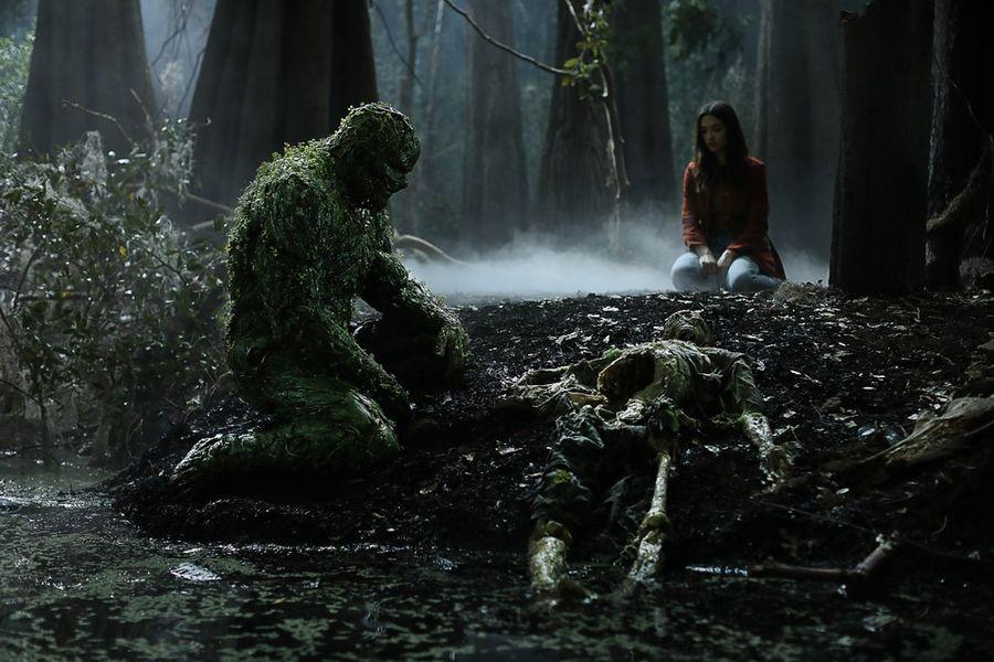 Swamp Thing : Photo Crystal Reed, Derek Mears