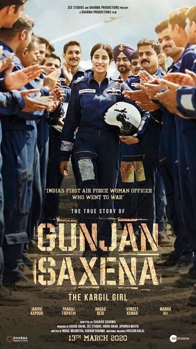 Gunjan Saxena : Une pilote en guerre : Affiche