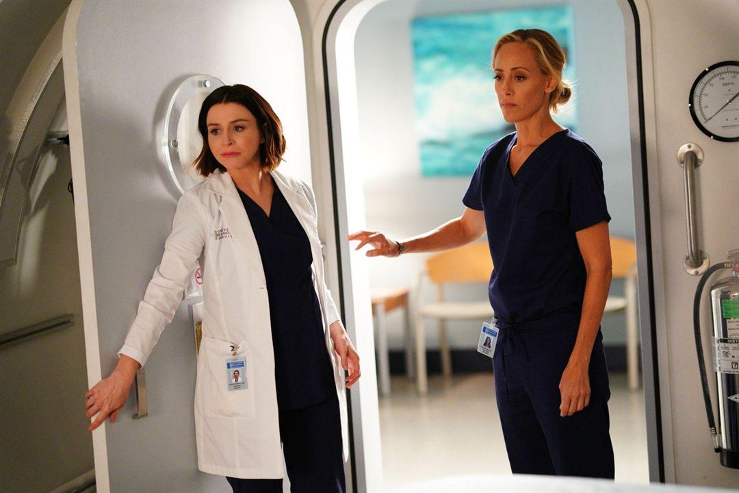 Grey's Anatomy : Photo Caterina Scorsone, Kim Raver