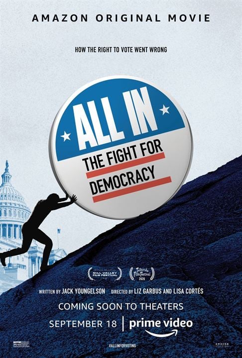 Engagé à fond : La lutte pour la démocratie : Affiche
