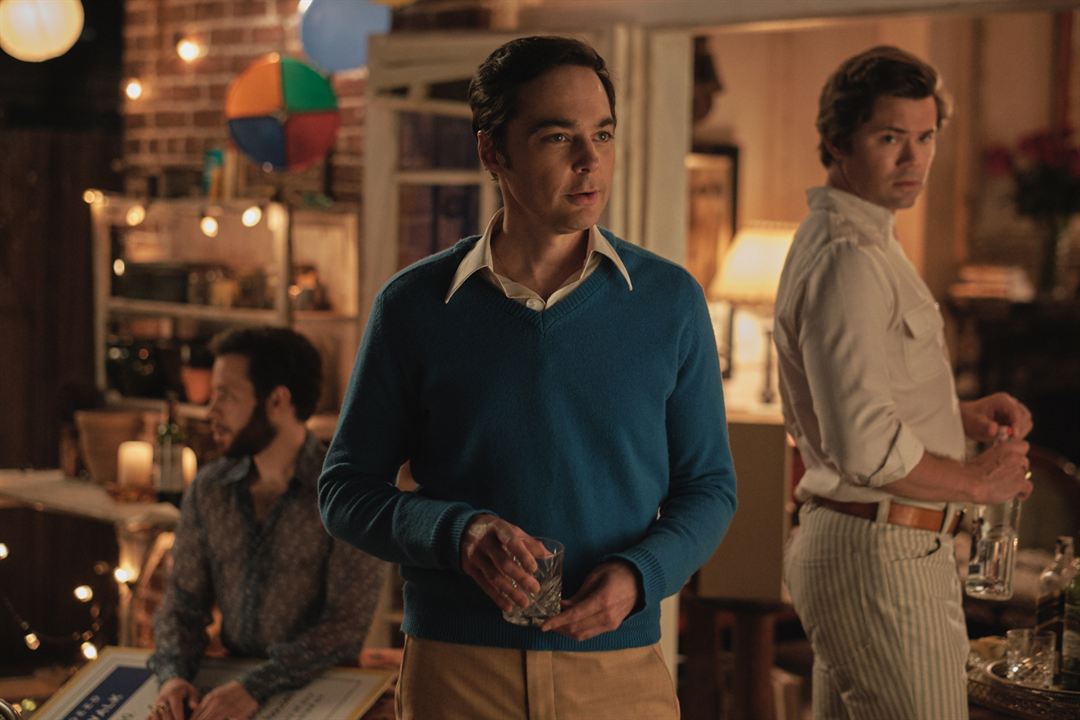 The Boys In The Band : Photo Jim Parsons, Robin de Jesús, Andrew Rannells