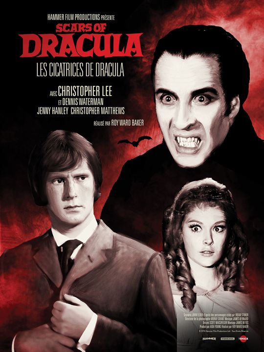 Les Cicatrices de Dracula : Affiche