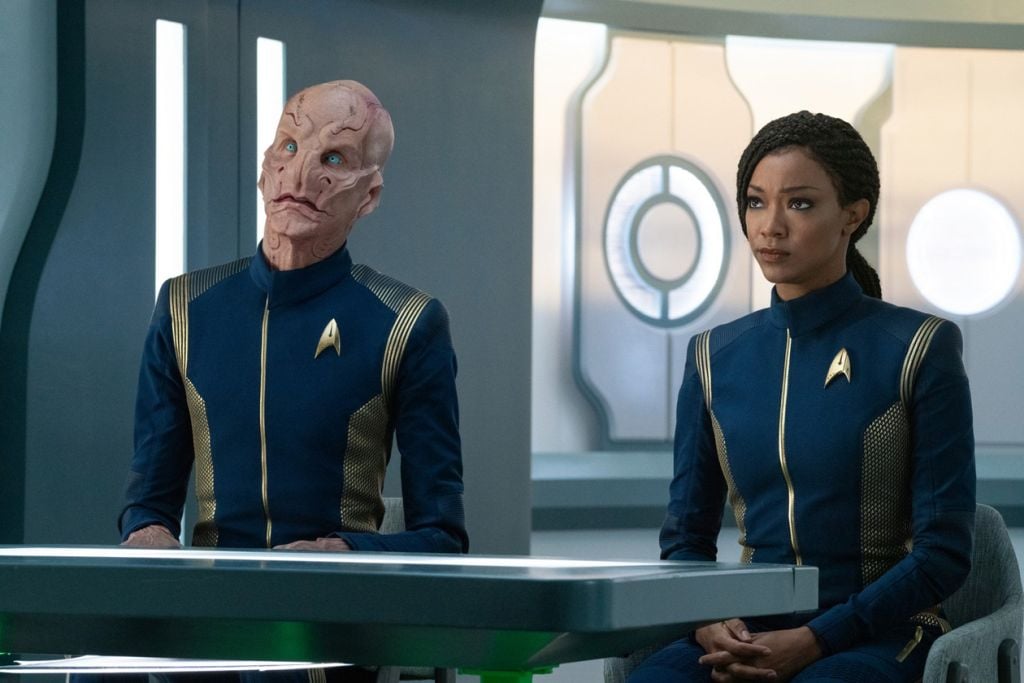 Star Trek: Discovery : Photo Sonequa Martin-Green, Doug Jones