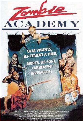 Zombie Academy : Affiche