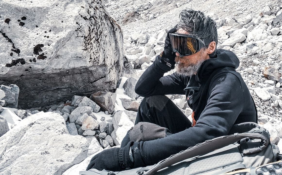 Les Sherpas et la paroi des ombres : Photo