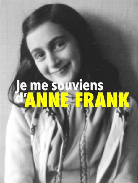Je me souviens d'Anne Frank : Affiche