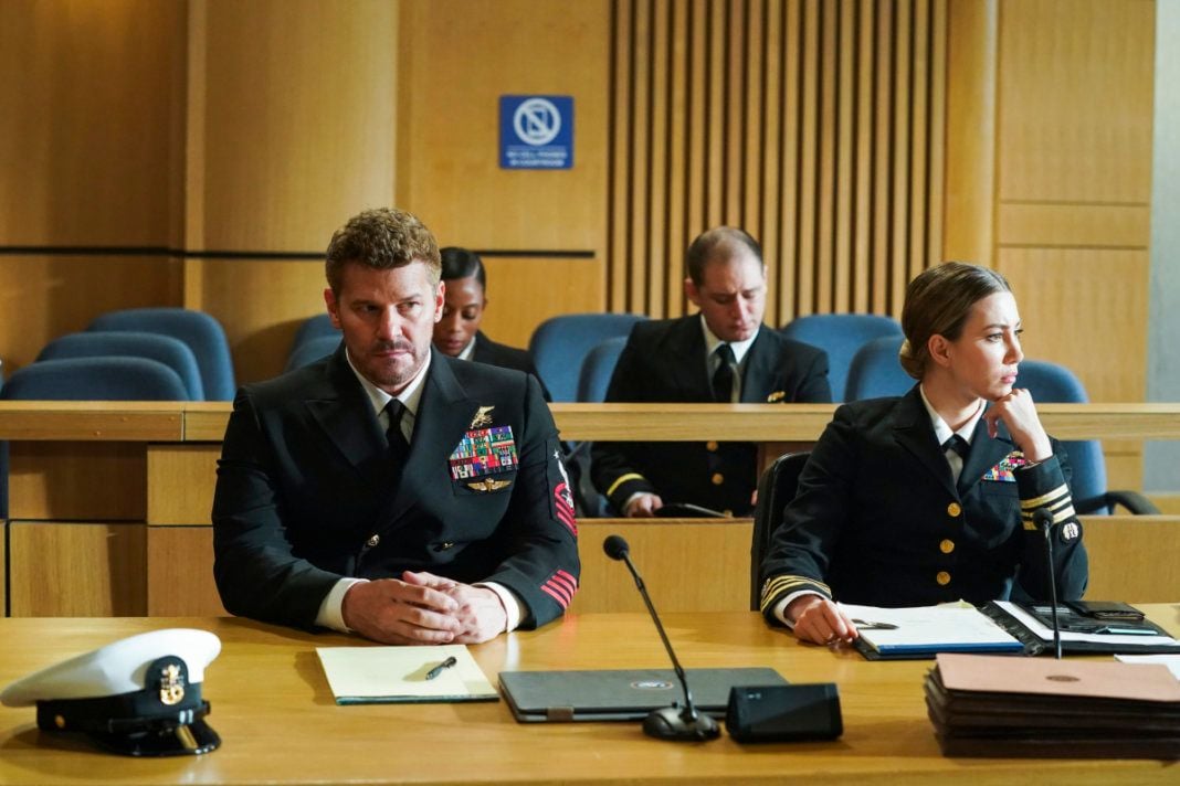 SEAL Team : Photo David Boreanaz, Natasha Hall