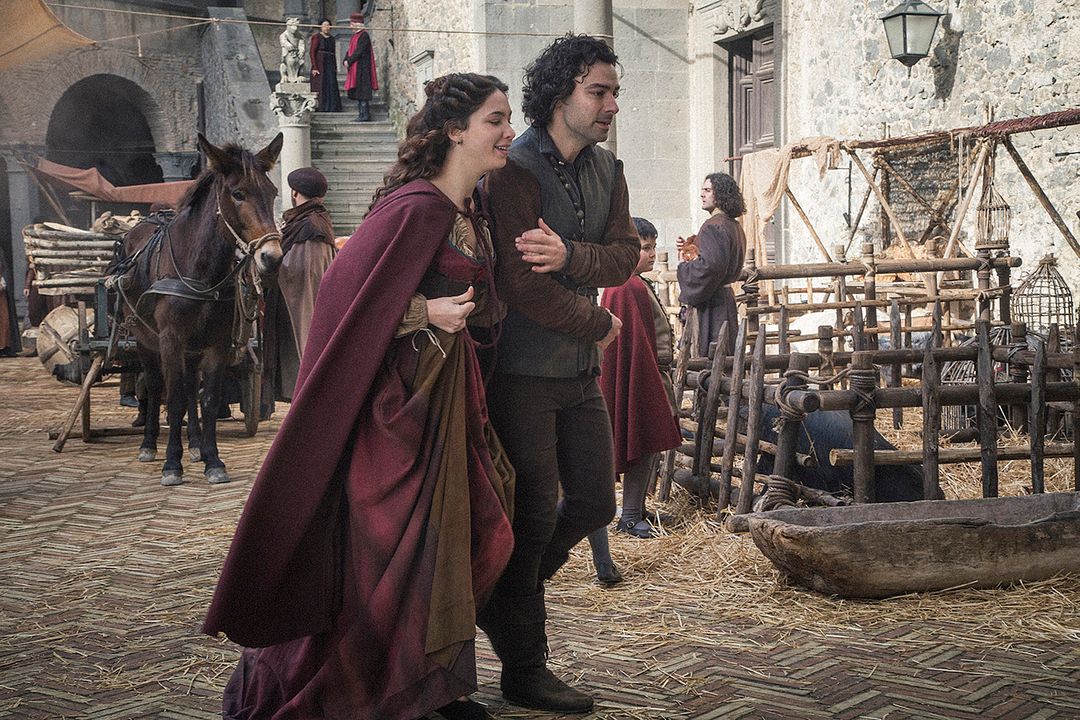 Leonardo : Photo Matilda De Angelis, Aidan Turner