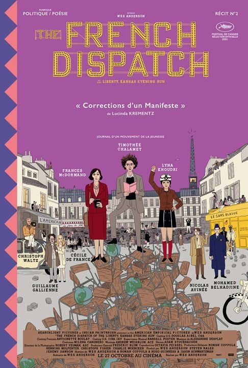 The French Dispatch : Affiche